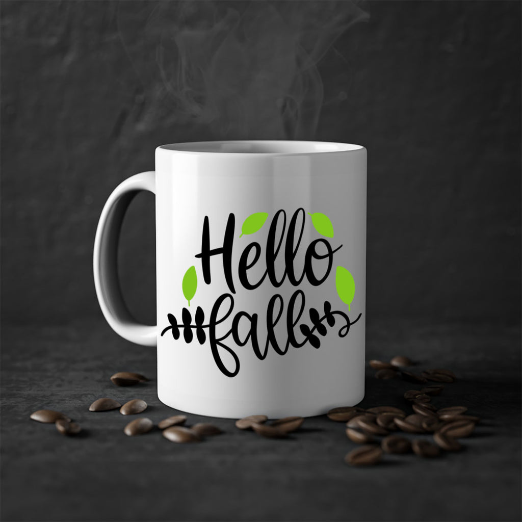 Hello Fall 283#- fall-Mug / Coffee Cup