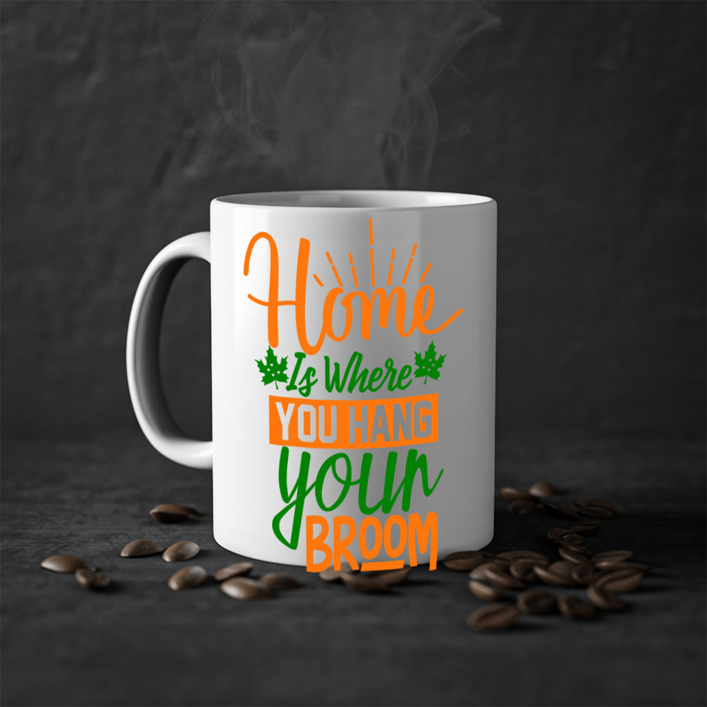 Home is Where You Hang Your Broom 314#- fall-Mug / Coffee Cup