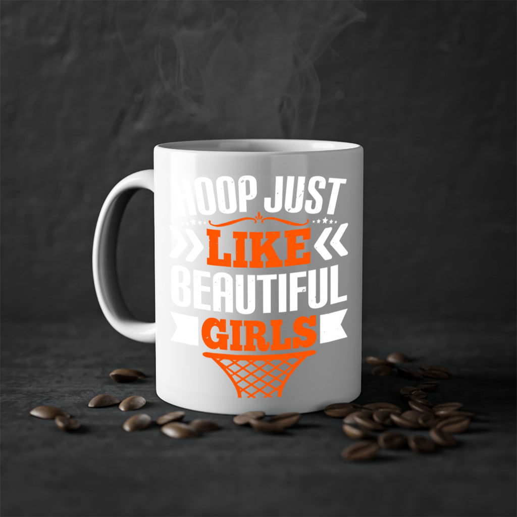Hoop just like beautiful girls 1179#- basketball-Mug / Coffee Cup