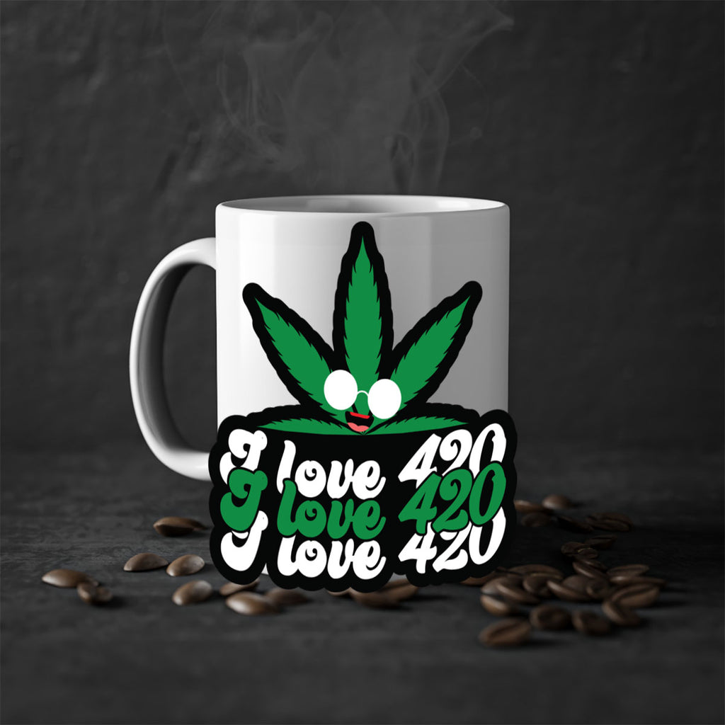 I love 420 123#- marijuana-Mug / Coffee Cup