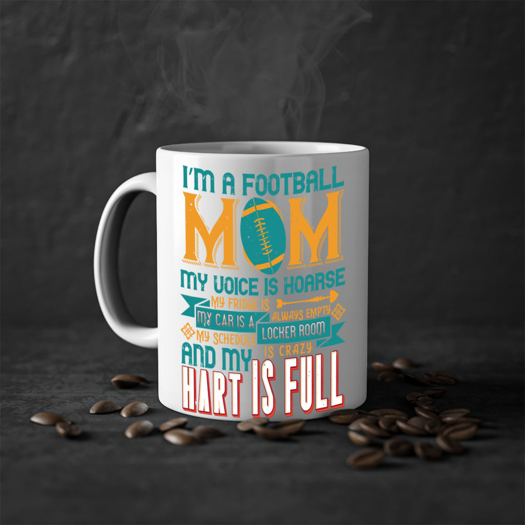 Im football mom my voice is hoarse 1068#- football-Mug / Coffee Cup