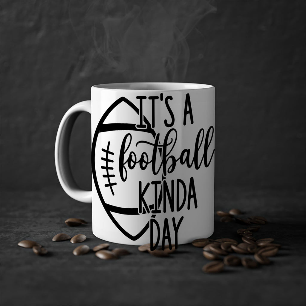 Its a football kinda day 999#- football-Mug / Coffee Cup