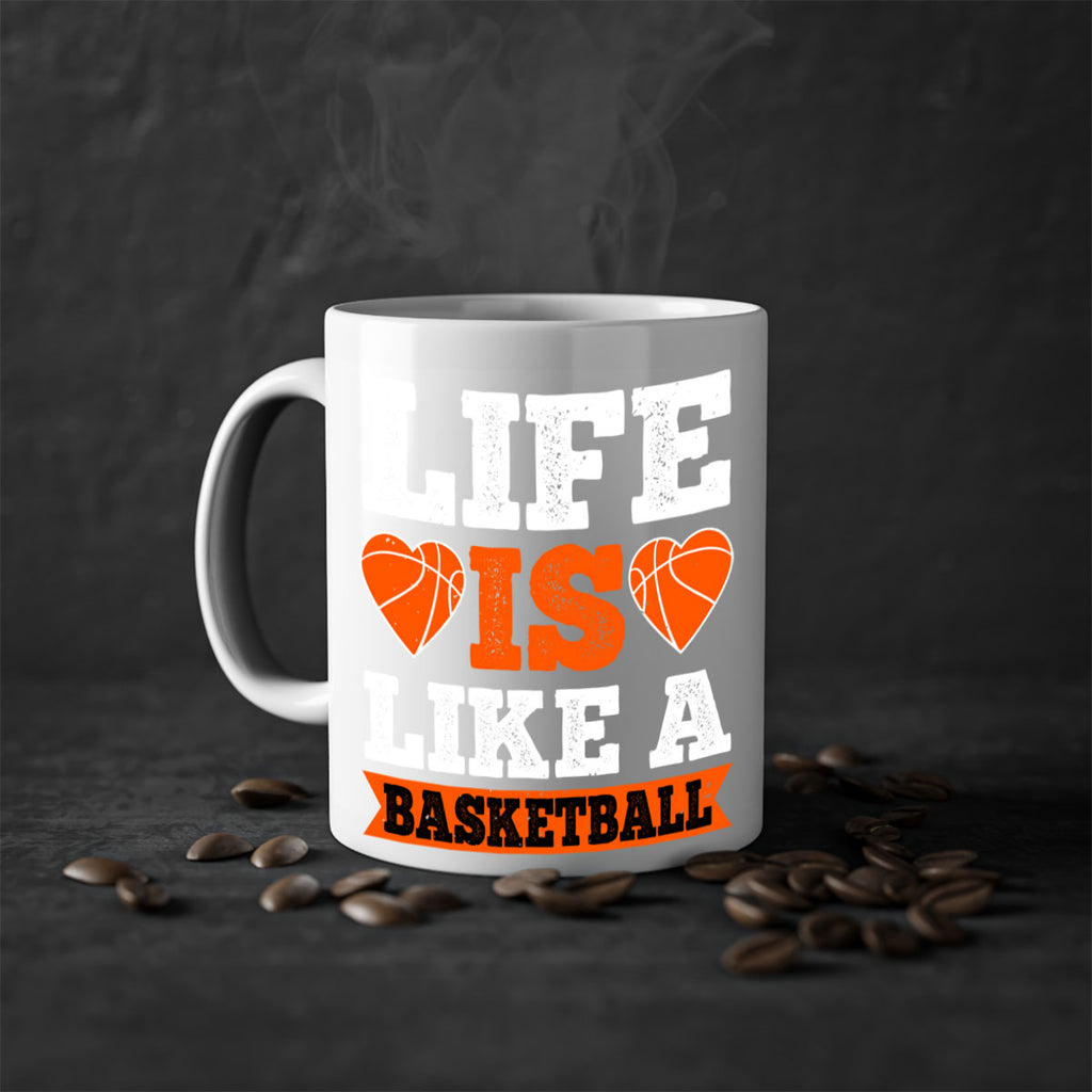 Life is like a basketball 2043#- basketball-Mug / Coffee Cup