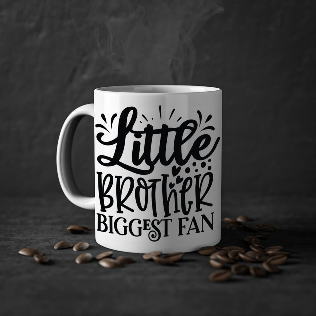 Little Brother Biggest Fan 2056#- baseball-Mug / Coffee Cup