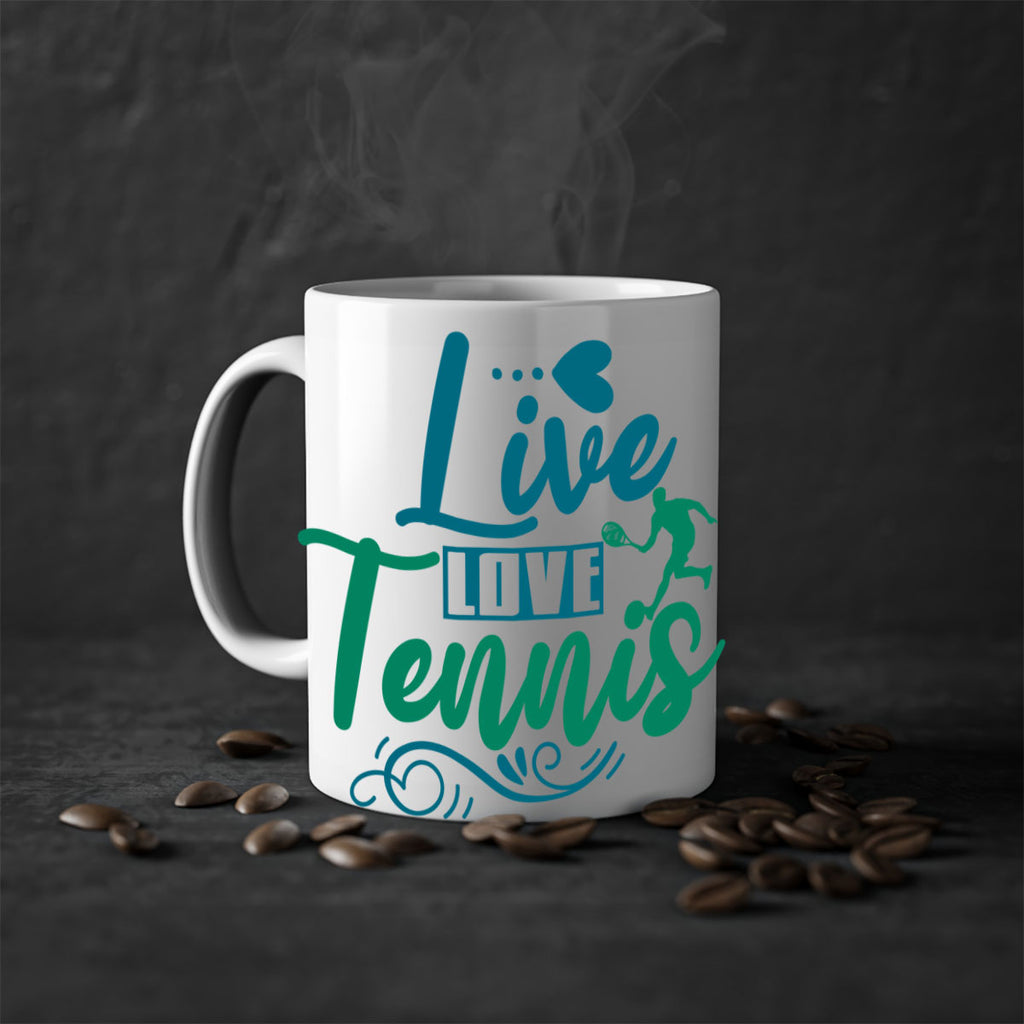 Live Love Tennis 816#- tennis-Mug / Coffee Cup