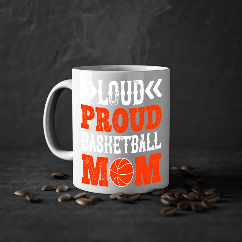 Loud proud basketball mom 741#- basketball-Mug / Coffee Cup