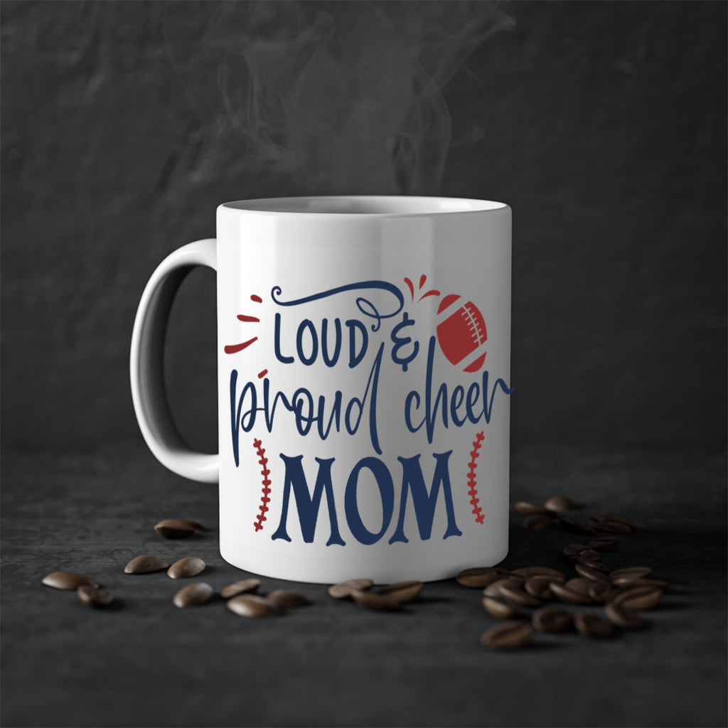 Loud proud cheer mom 1534#- football-Mug / Coffee Cup