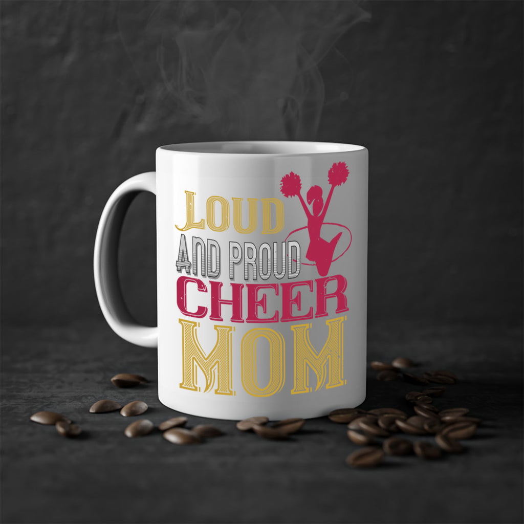 Loud proud cheer mom 764#- football-Mug / Coffee Cup