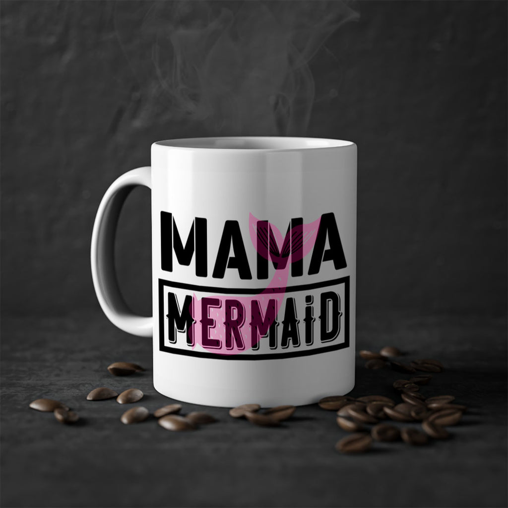 Mama mermaid 317#- mermaid-Mug / Coffee Cup