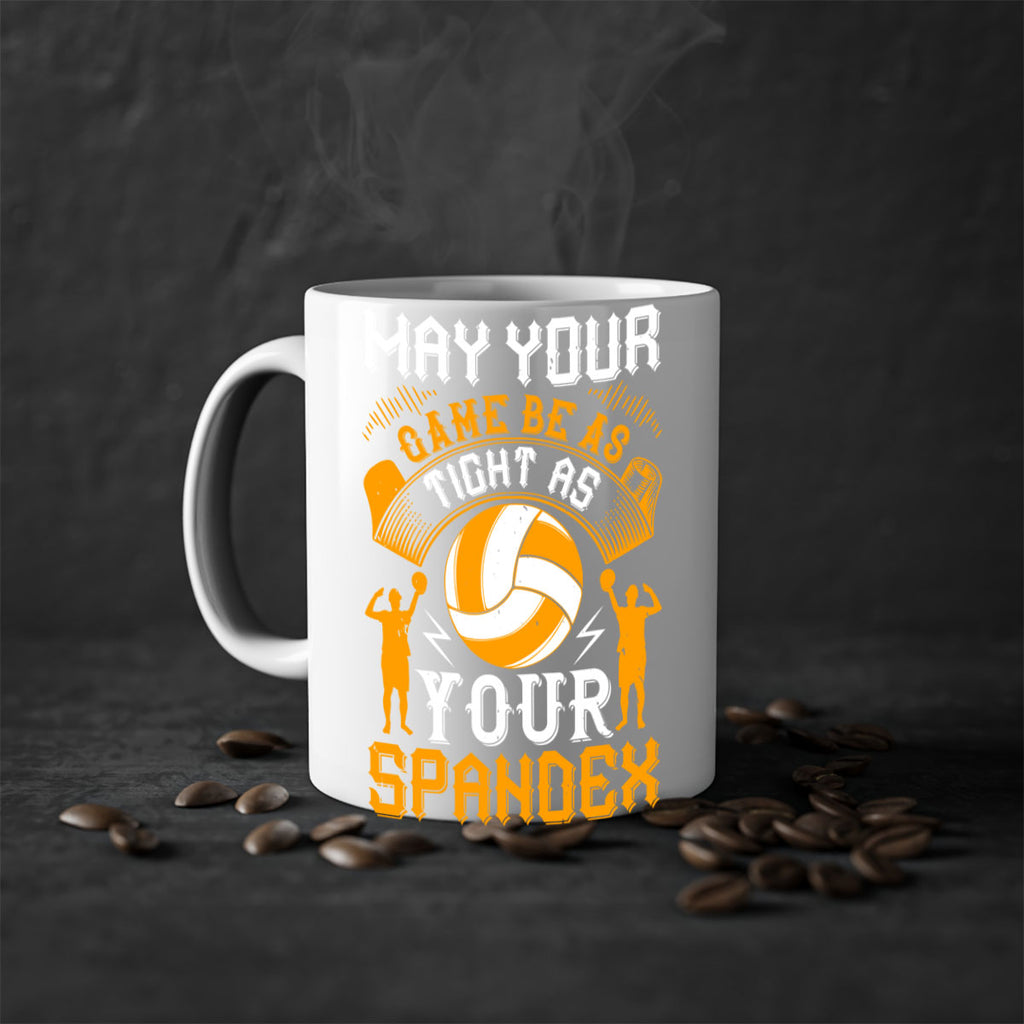 May your game be as tight as your spandex Style 688#- volleyball-Mug / Coffee Cup