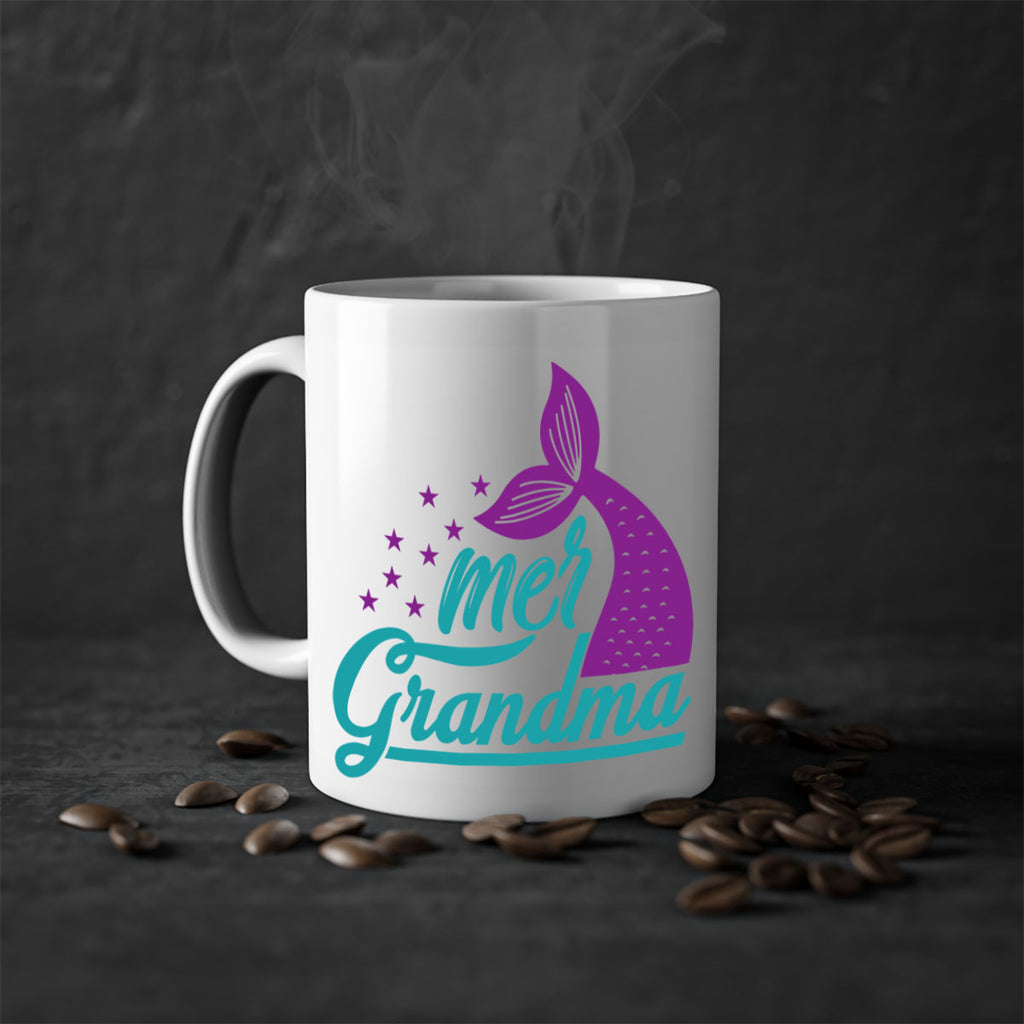 Mer Grandma 328#- mermaid-Mug / Coffee Cup