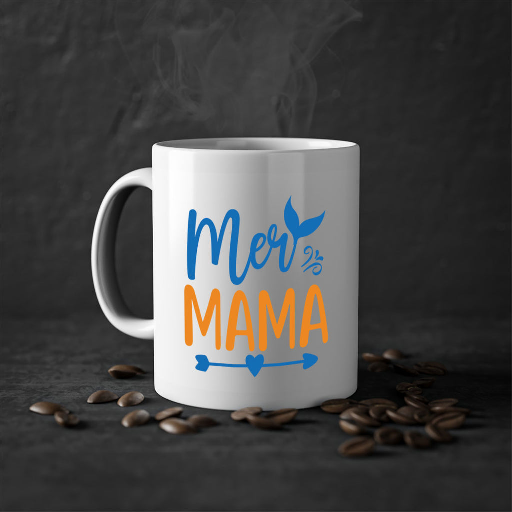 Mer Mama 330#- mermaid-Mug / Coffee Cup