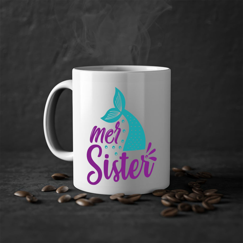 Mer Sister 346#- mermaid-Mug / Coffee Cup