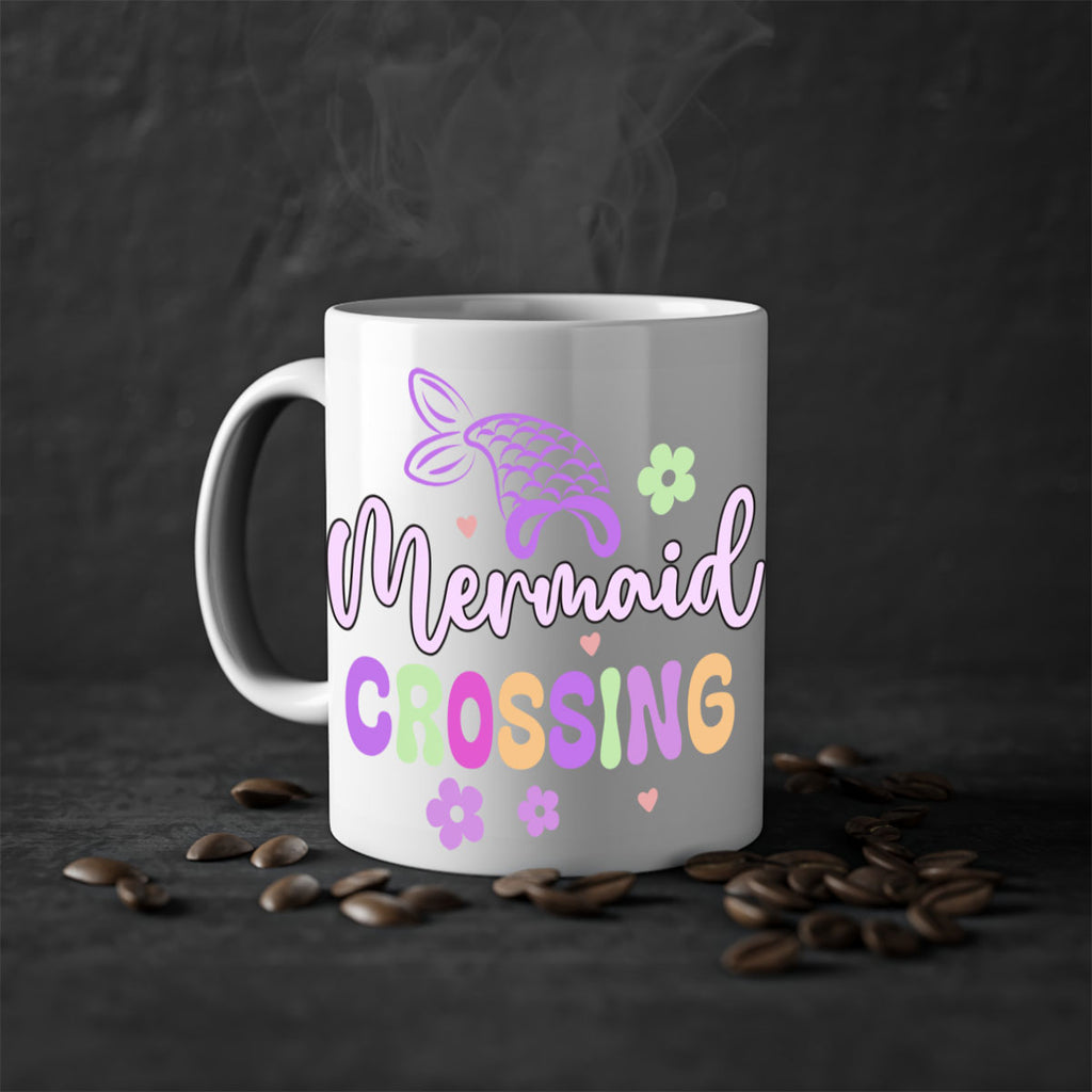 Mermaid Crossing 401#- mermaid-Mug / Coffee Cup