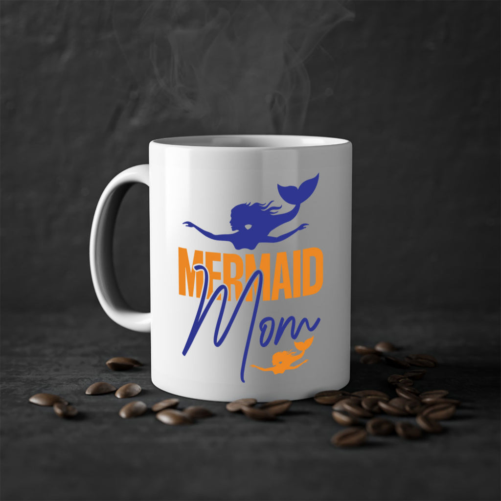 Mermaid Mom 369#- mermaid-Mug / Coffee Cup