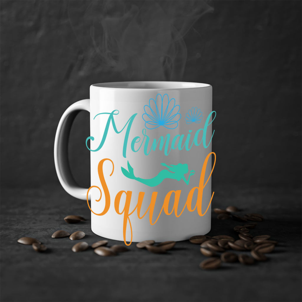 Mermaid Squad Design 449#- mermaid-Mug / Coffee Cup