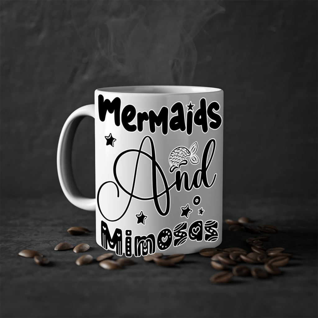 Mermaids and Mimosas 475#- mermaid-Mug / Coffee Cup