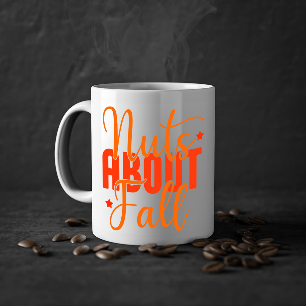 Nuts About Fall Design 444#- fall-Mug / Coffee Cup