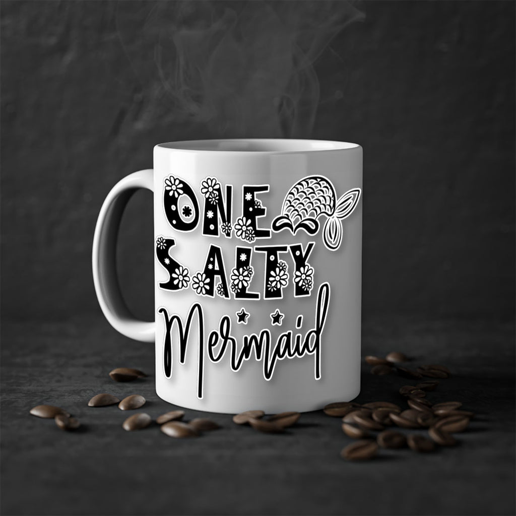 One Salty Mermaid 527#- mermaid-Mug / Coffee Cup