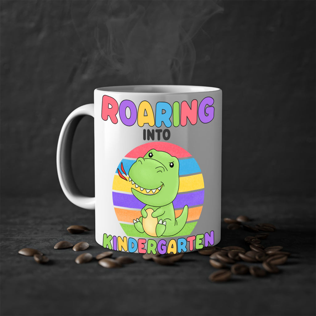 Roaring to Kindergarten Trex 19#- Kindergarten-Mug / Coffee Cup