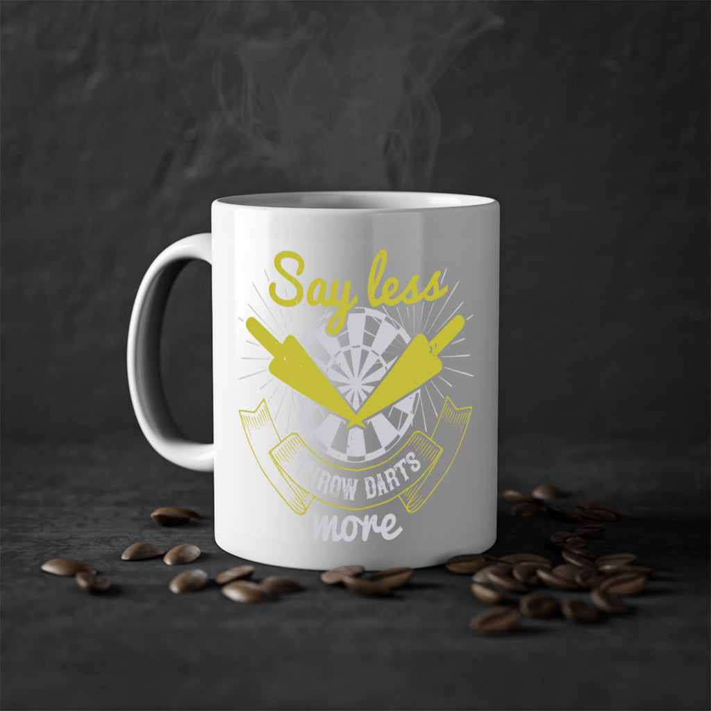 Say less throw darts more 1835#- darts-Mug / Coffee Cup