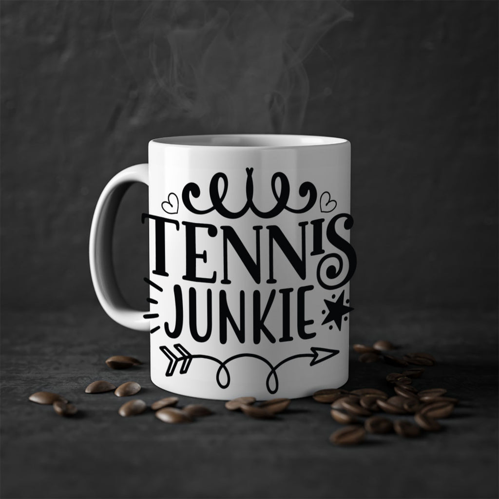 Tennis junkie 266#- tennis-Mug / Coffee Cup