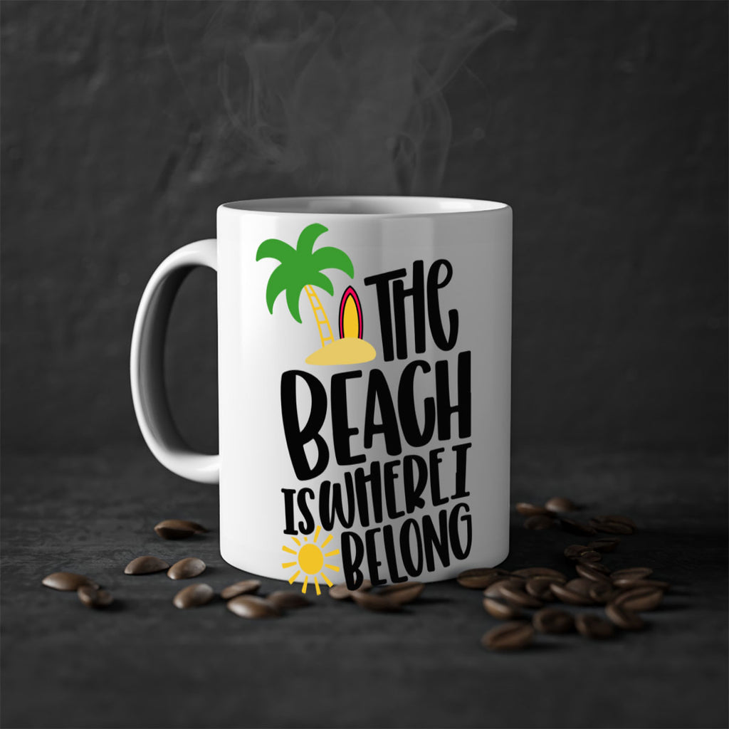 The Beach Is Where I Belong Style 11#- Summer-Mug / Coffee Cup