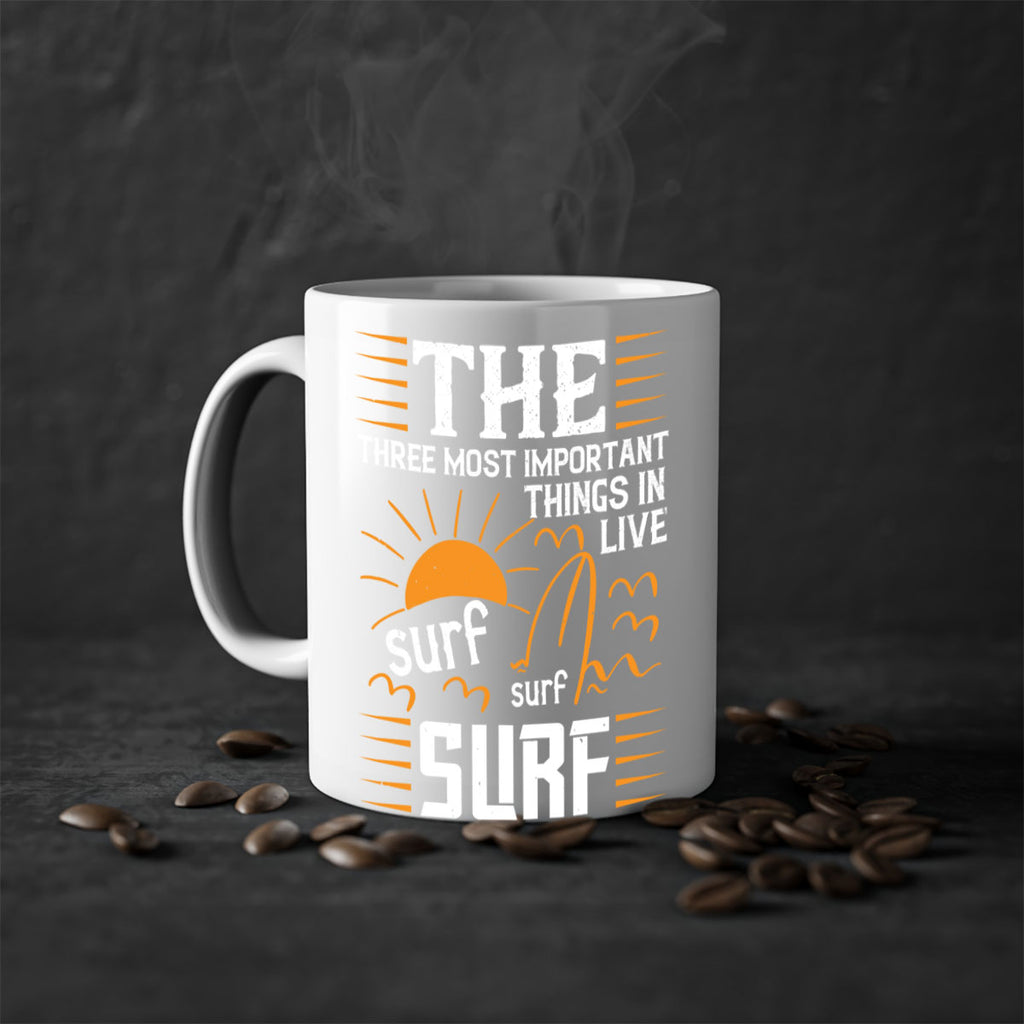 The three most important things in life sur surf surf 174#- surfing-Mug / Coffee Cup
