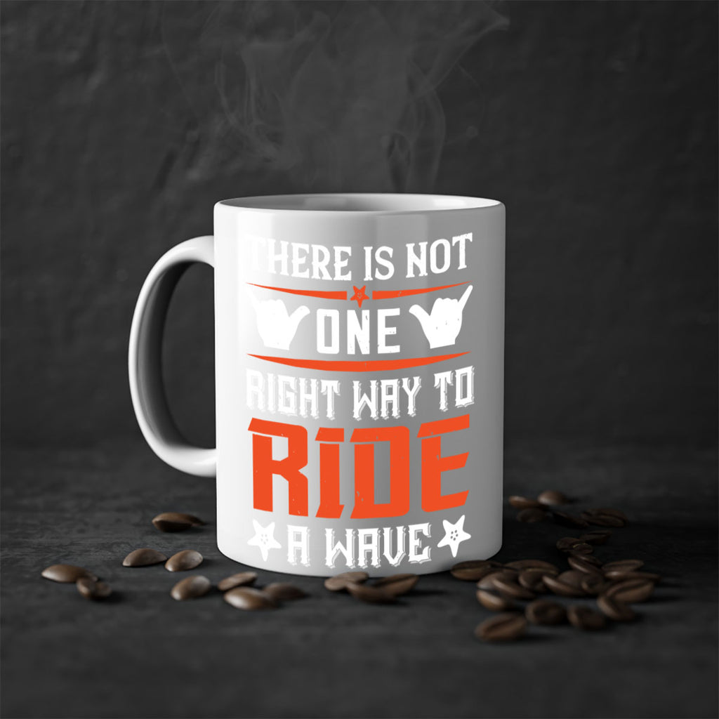 There is not one right way to ride a wave 156#- surfing-Mug / Coffee Cup