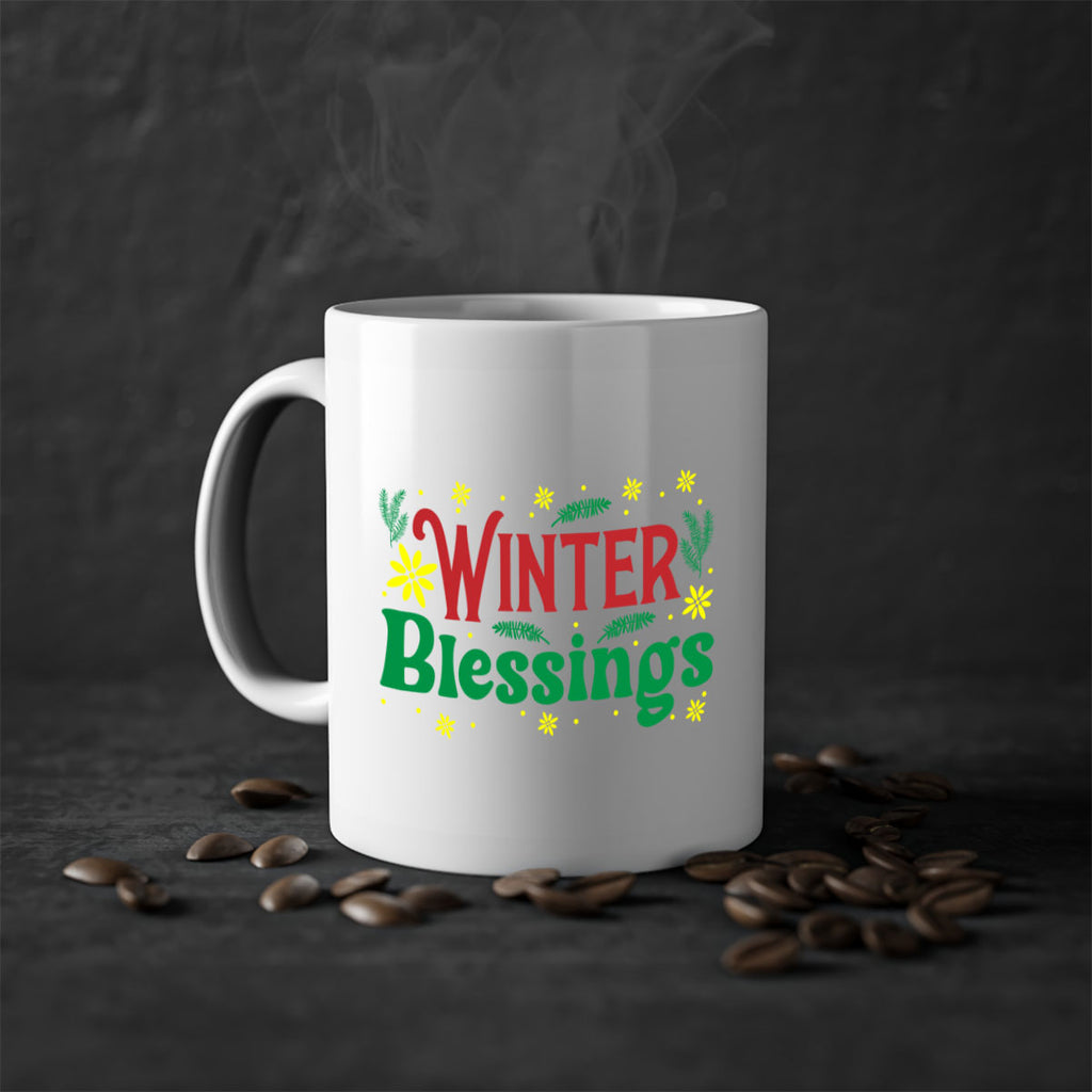 Winter Blessings 548#- winter-Mug / Coffee Cup