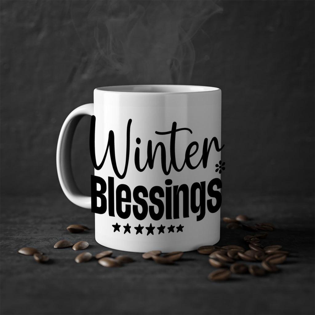 Winter Blessings497#- winter-Mug / Coffee Cup