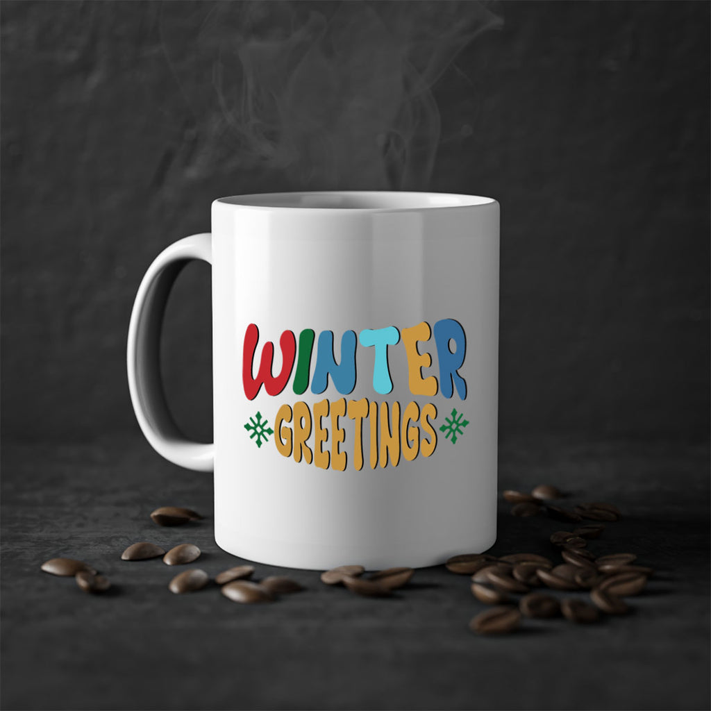 Winter Greetings 552#- winter-Mug / Coffee Cup