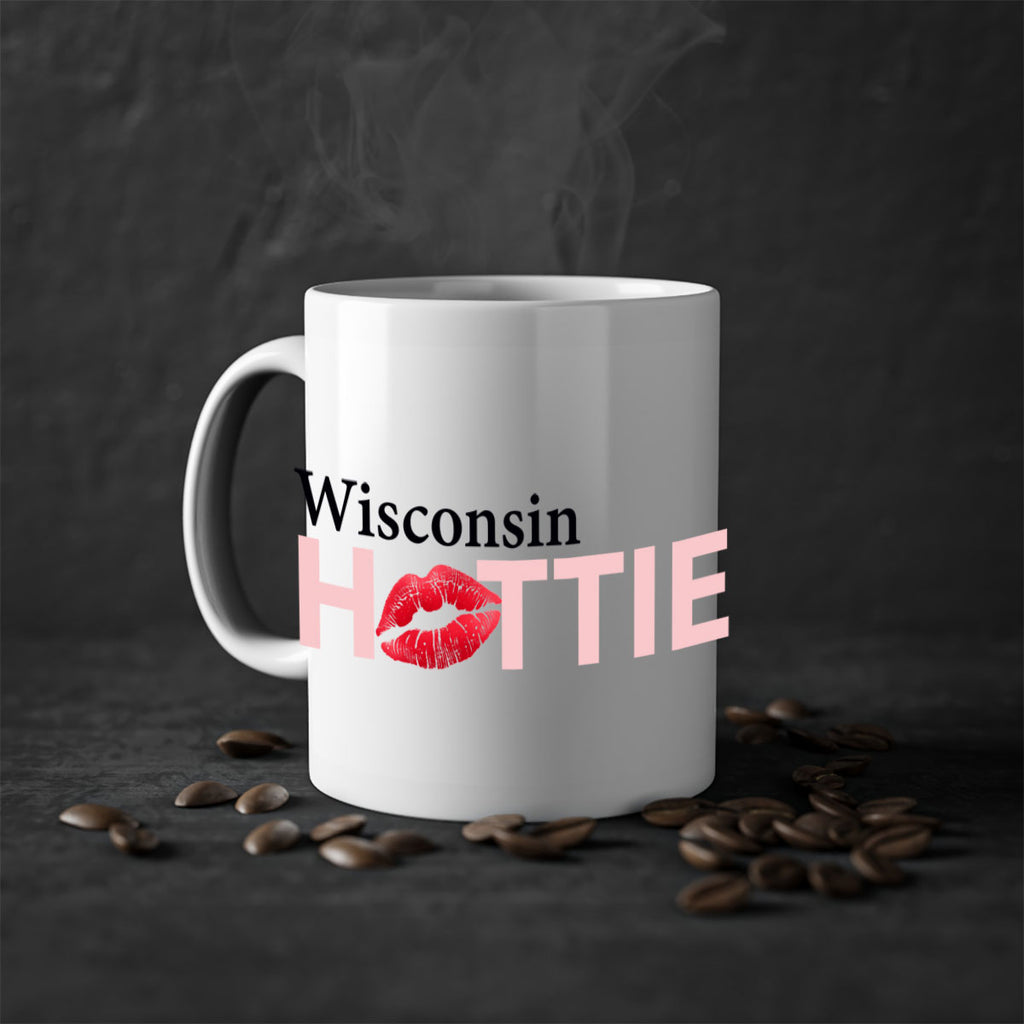 Wisconsin Hottie With Red Lips 49#- Hottie Collection-Mug / Coffee Cup