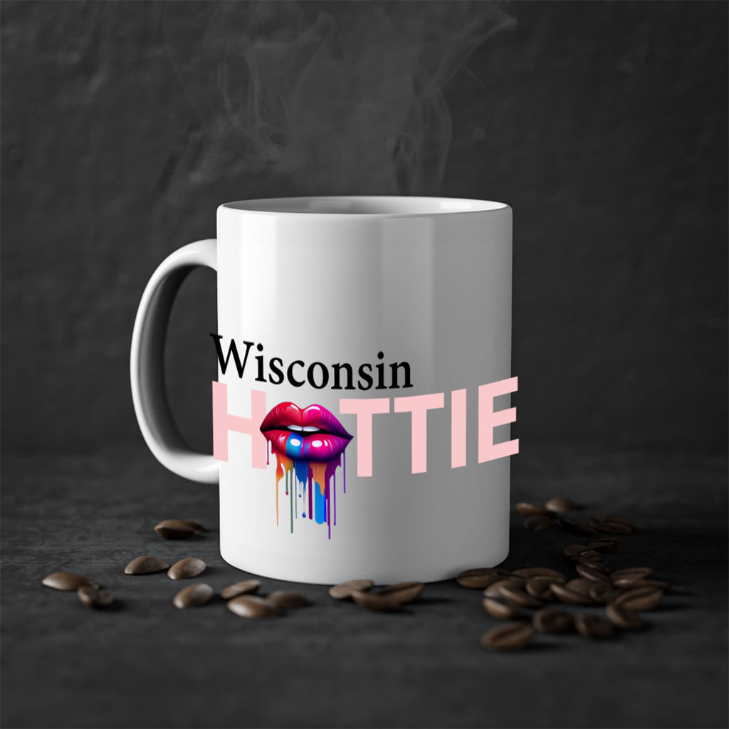 Wisconsin Hottie with dripping lips 49#- Hottie Collection-Mug / Coffee Cup