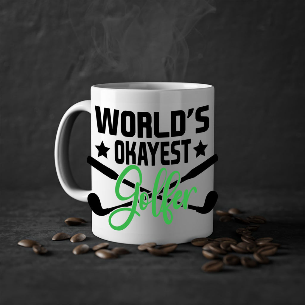 Worlds okayest golfer 27#- golf-Mug / Coffee Cup