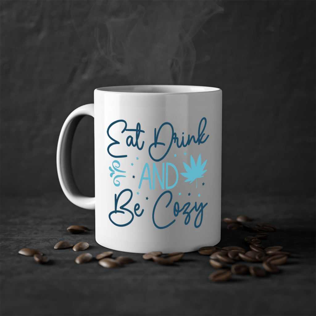 eat drink and be cozy 98#- winter-Mug / Coffee Cup