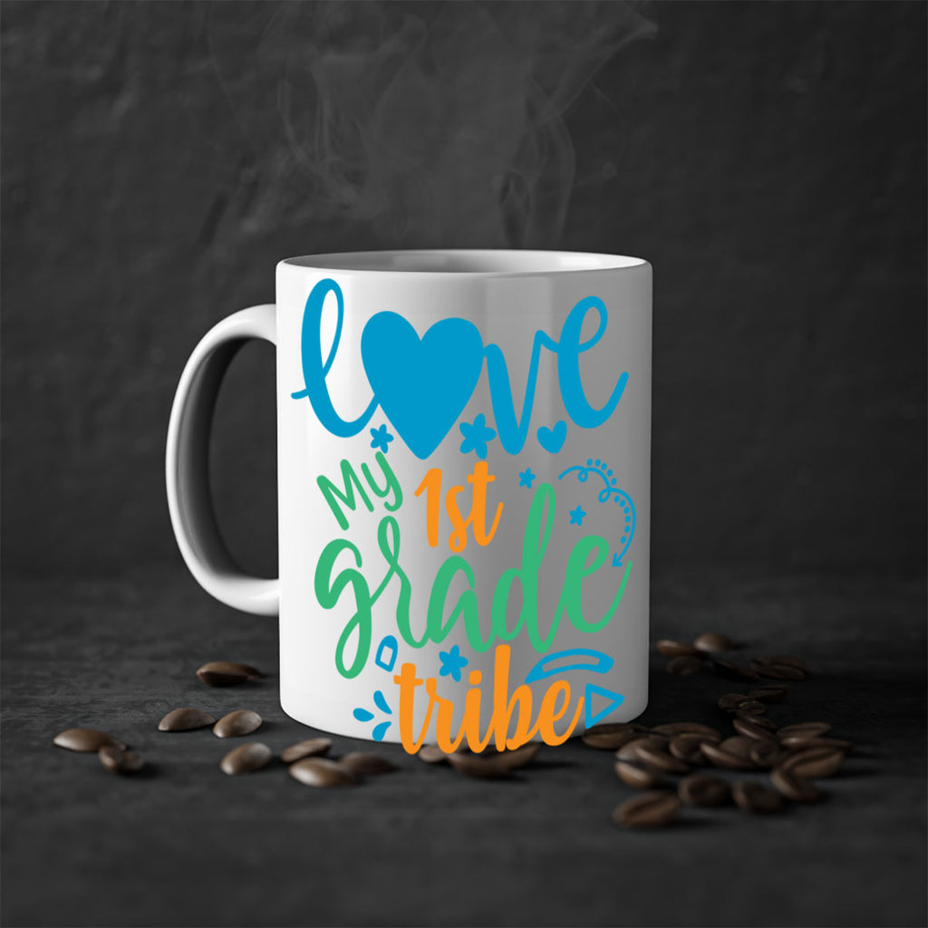 love my 1st grade tribe 16#- First Grade-Mug / Coffee Cup