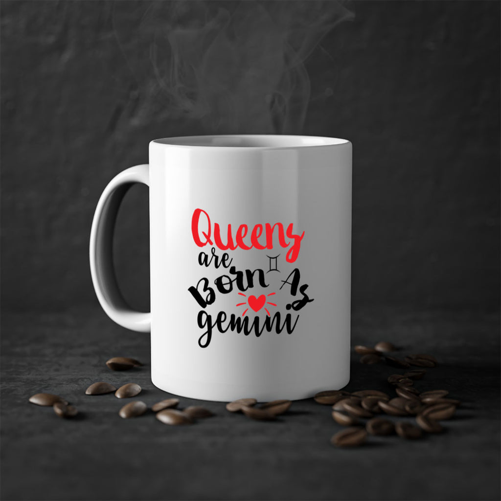 queens Are Born As Gemini 385#- zodiac-Mug / Coffee Cup