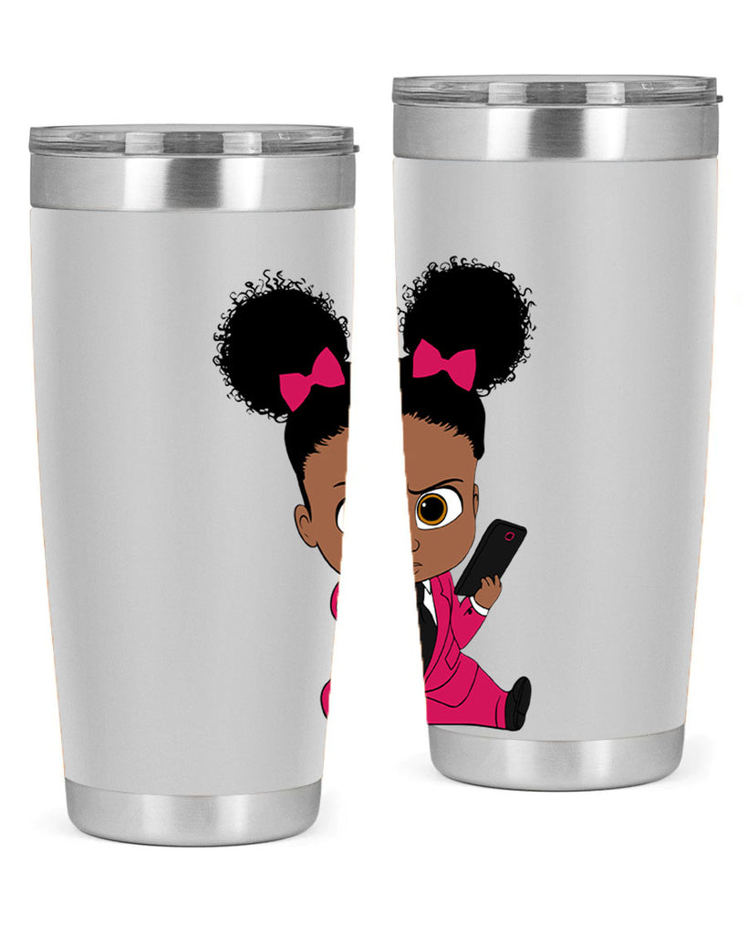 Black girl style 3#- women-girls- Tumbler