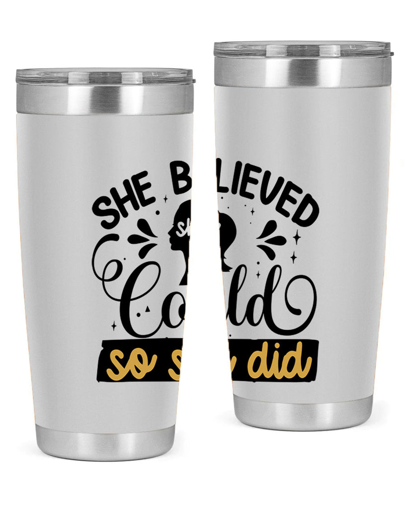 She believed she could she did Style 7#- women-girls- Tumbler