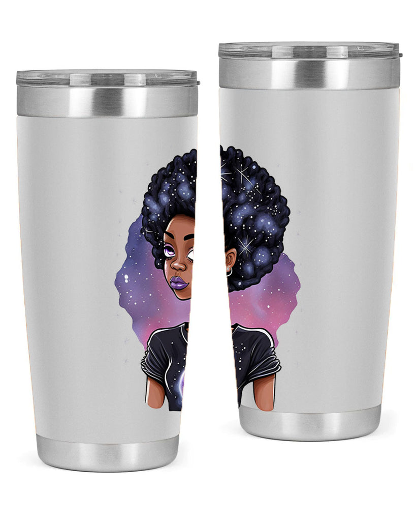 Sparkling Black Girl Design 11#- women-girls- Tumbler