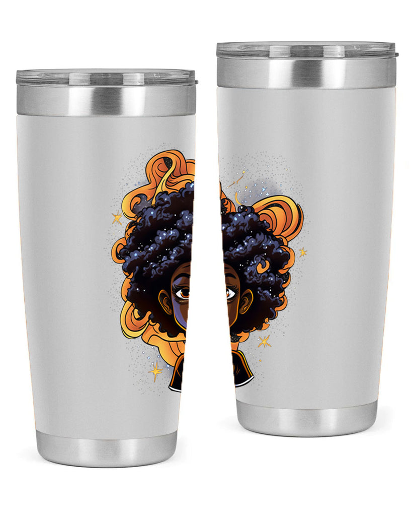 Sparkling Black Girl Design 12#- women-girls- Tumbler