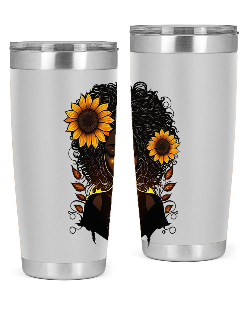Sparkling Black Girl Design 13#- women-girls- Tumbler