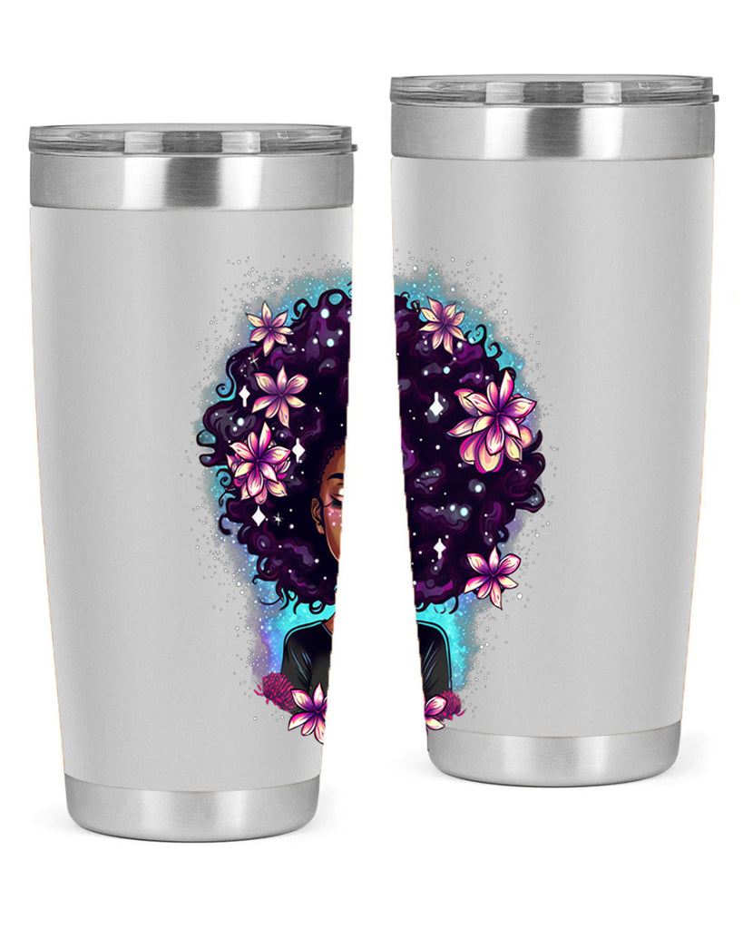 Sparkling Black Girl Design 3#- women-girls- Tumbler