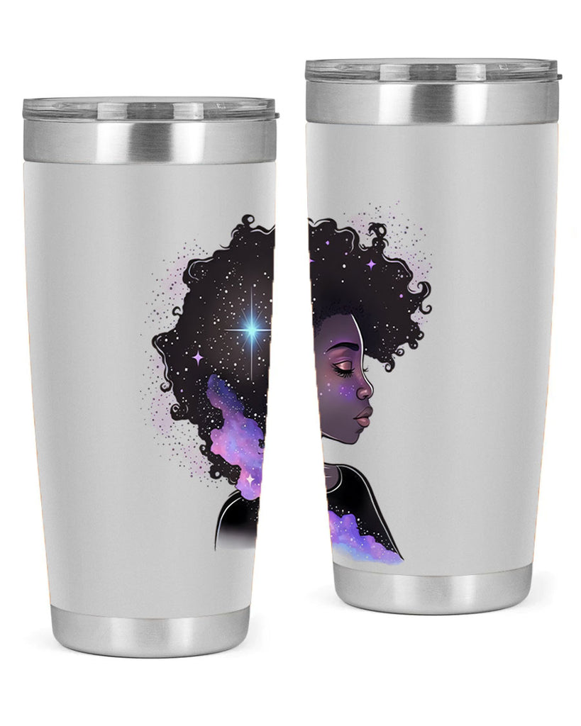 Sparkling Black Girl Design 4#- women-girls- Tumbler