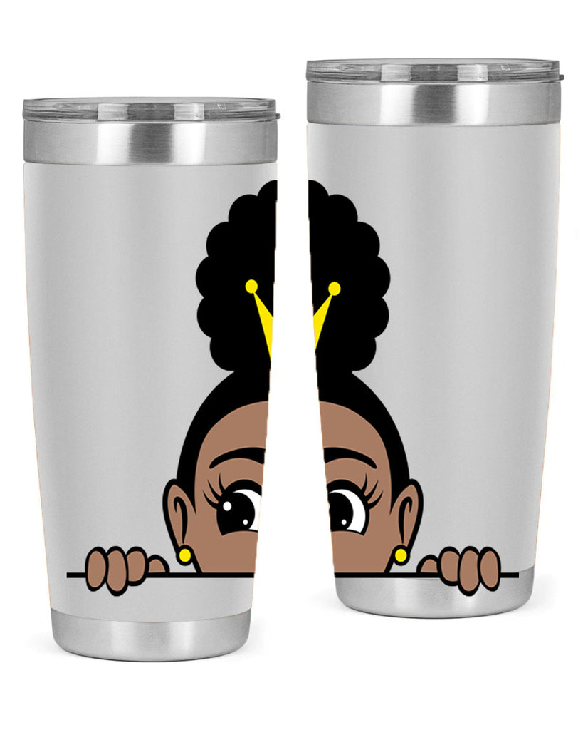 afro puff crown girl 2#- women-girls- Tumbler