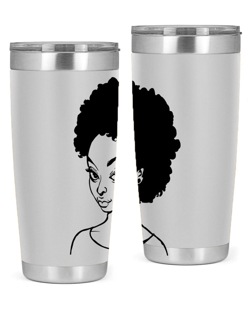 afro woman girl lady 68#- women-girls- Tumbler