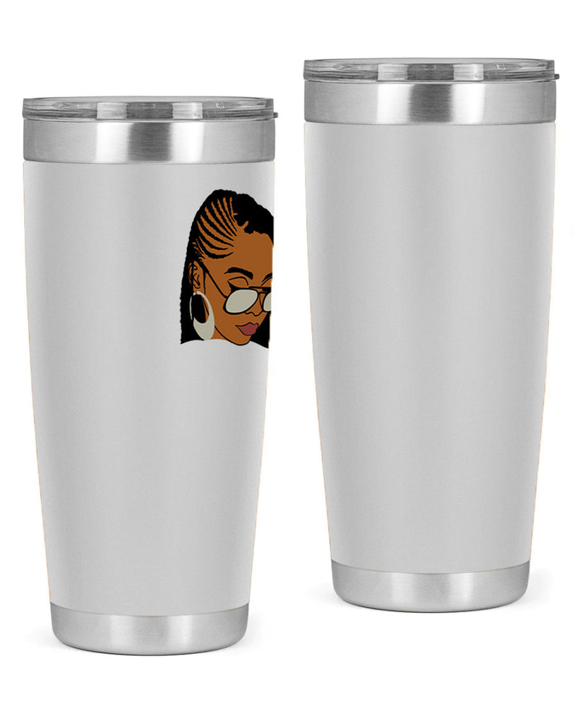 black afro 39#- women-girls- Tumbler