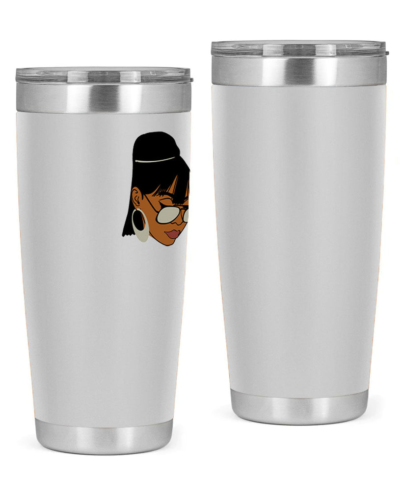 black afro 40#- women-girls- Tumbler