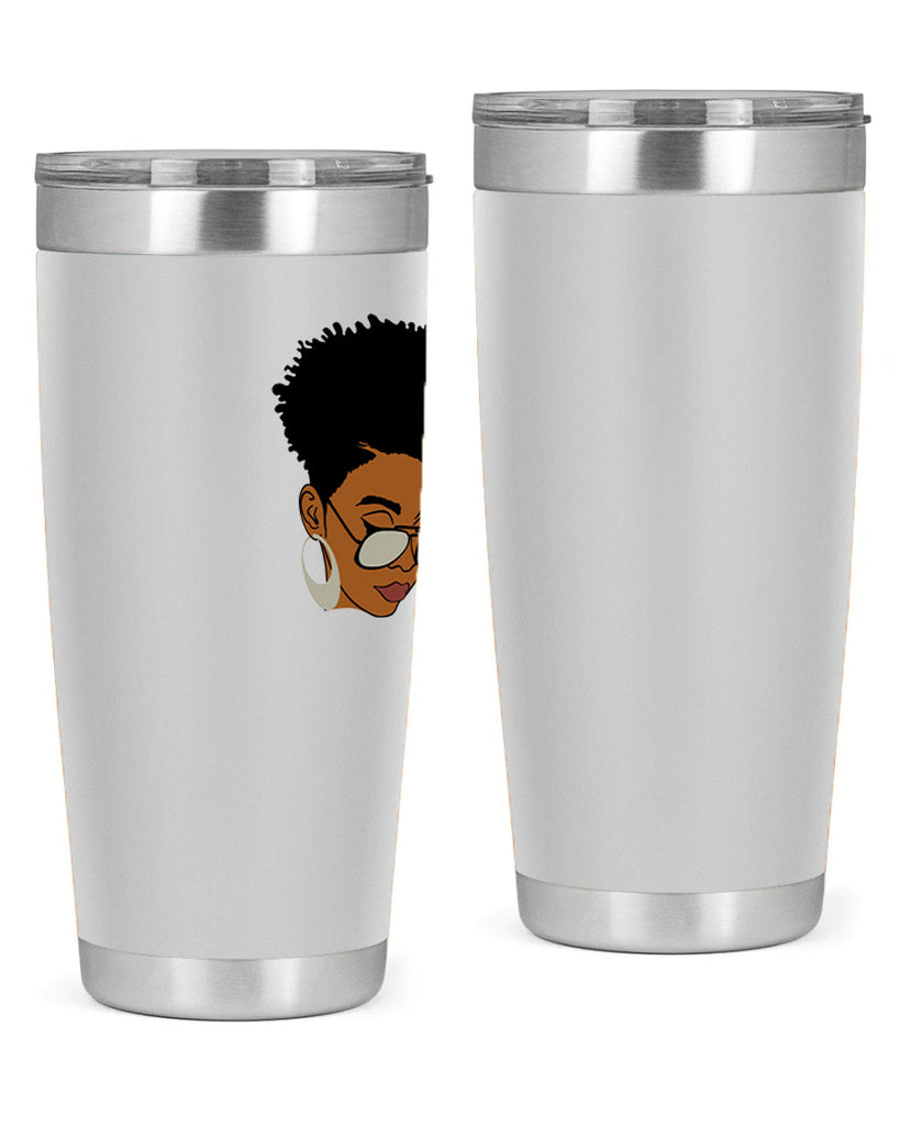 black afro 44#- women-girls- Tumbler